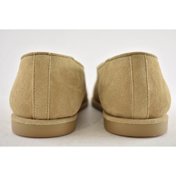 Chanel 25B Beige Suede Shearling Fur Mary Jane Moccasin Ballet Loafer Flat 41 - Picture 16 of 16